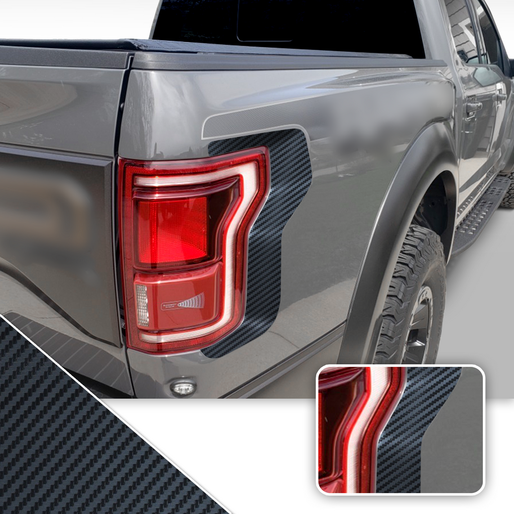 Taillight Accent Decal Overlay Trim Compatible with and Fits Raptor F-150 2018+