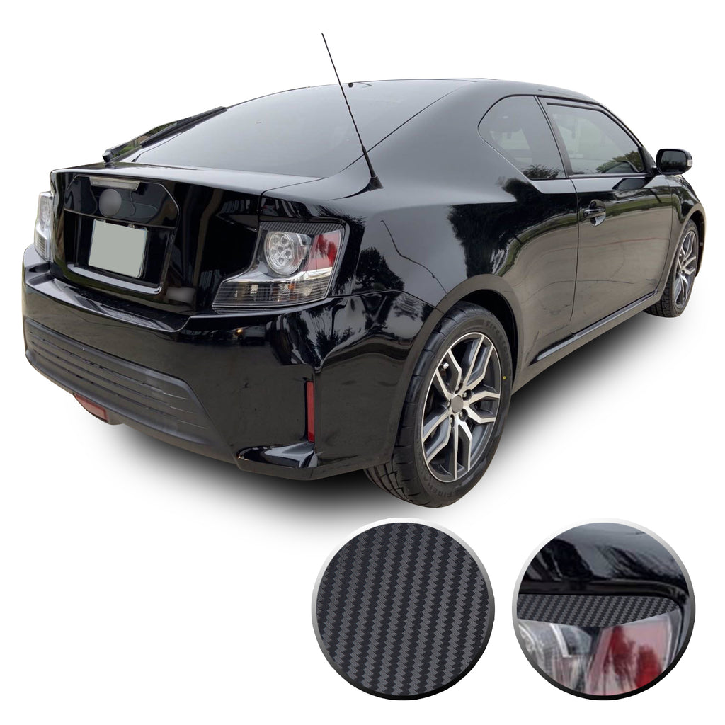 Tail Light Eyelid Eyebrow Overlay Vinyl Decal Compatible with Scion tC 2014-2016