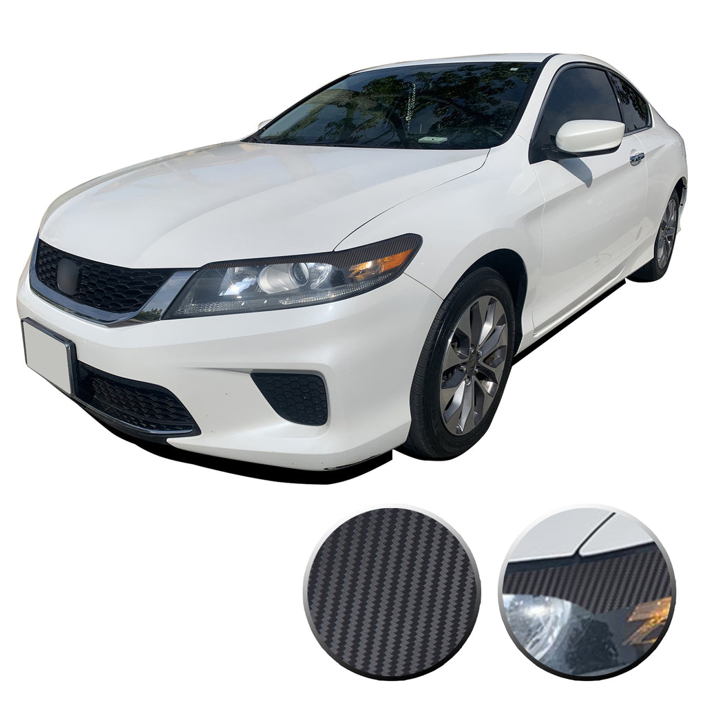 Headlight Eyelid Eyebrow Vinyl Decal Compatible with Honda Accord 2013-2015