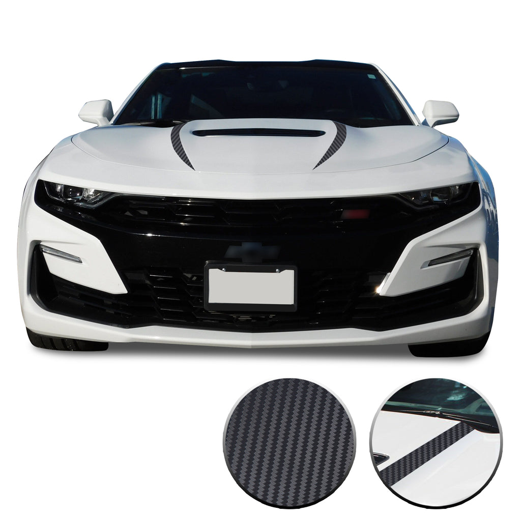 Front Hood Spear Vinyl Wrap Decal Cover Protector Compatible with and fits Camaro 2019-2020