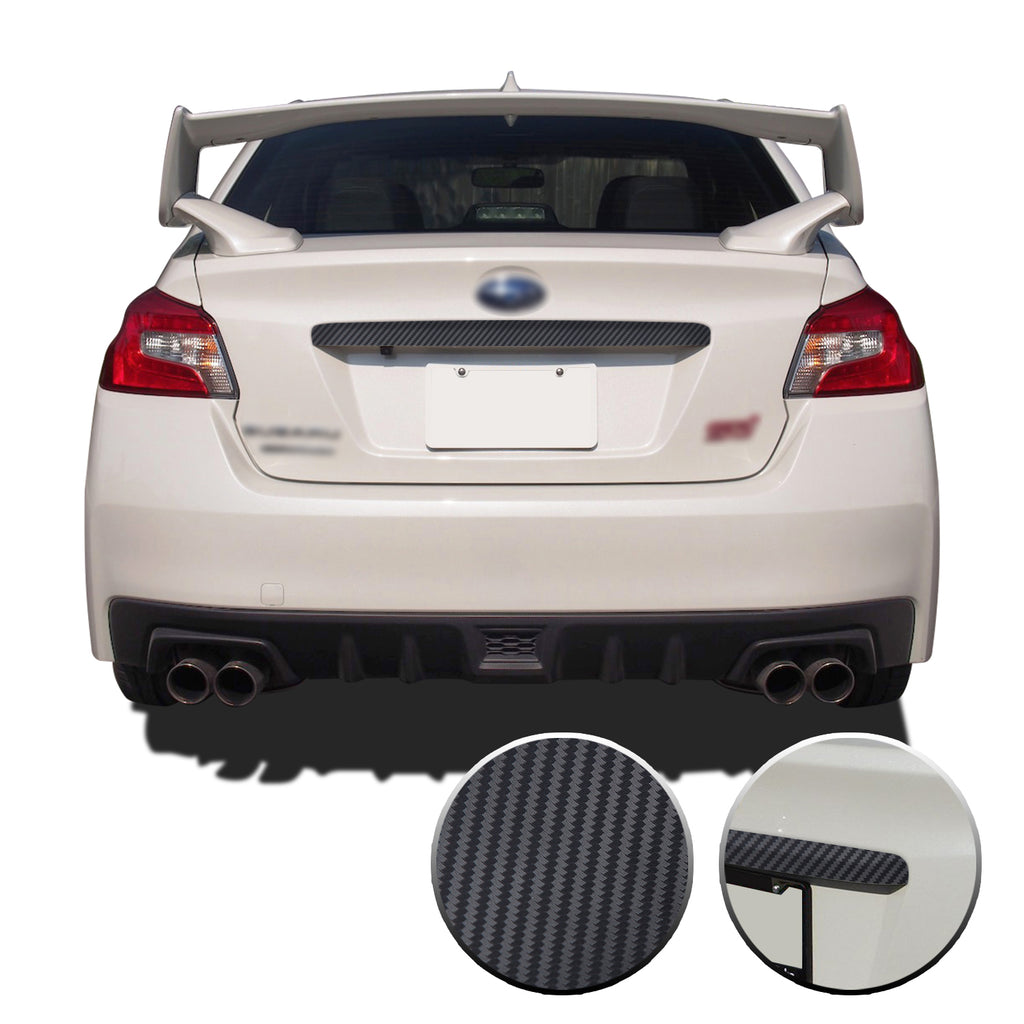 Trunk Trim Overlay Decal Compatible with and Fits Subaru WRX STi Trunk Trim 2015-2020