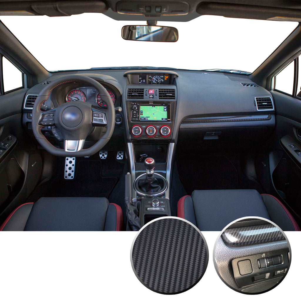 Interior Dash Pinstripe Vinyl Trim Decal Compatible with and Fits WRX STi Subaru 2015-2020