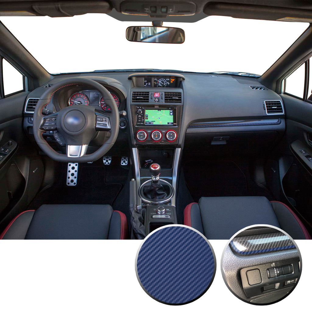 Interior Dash Pinstripe Vinyl Trim Decal Compatible with and Fits WRX STi Subaru 2015-2020