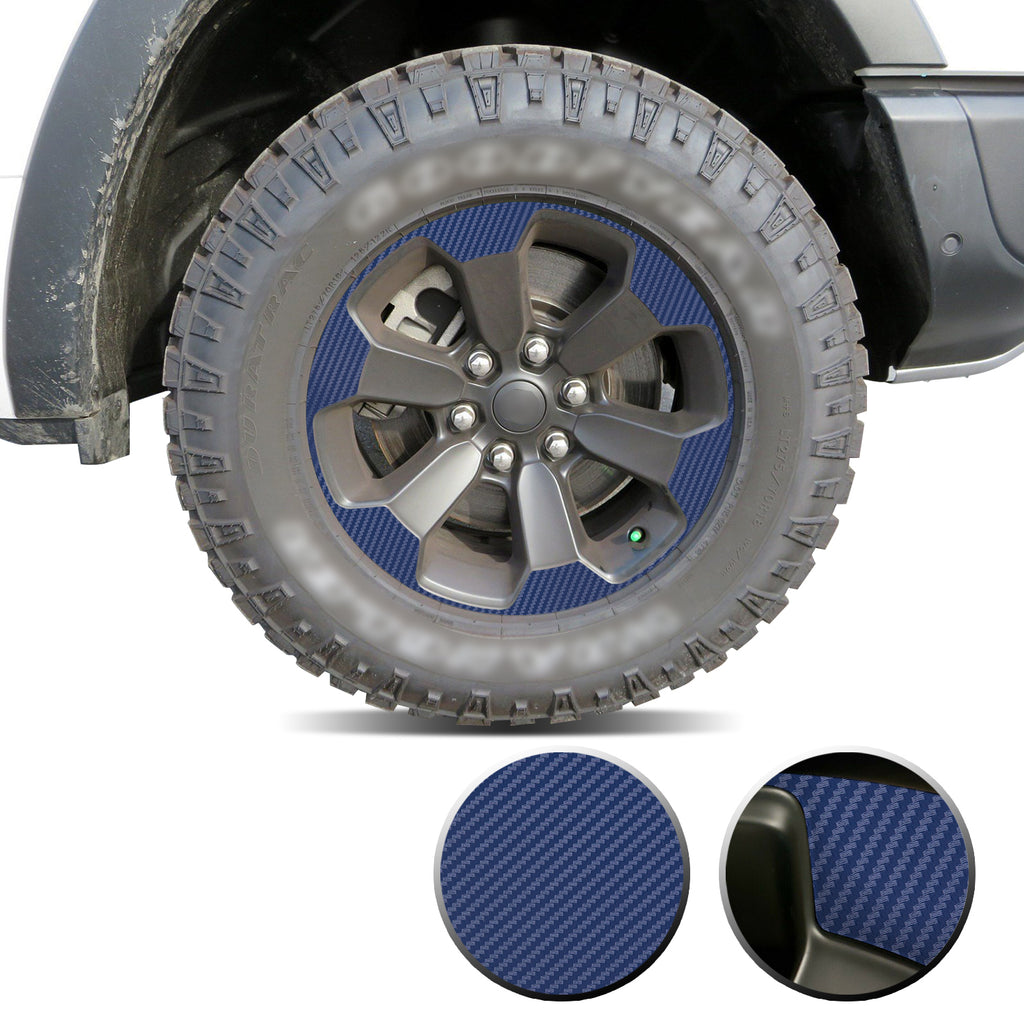 Full Wheel Overlay Rim Accent Vinyl Decal Wrap Compatible with Ram Rebel 2018+