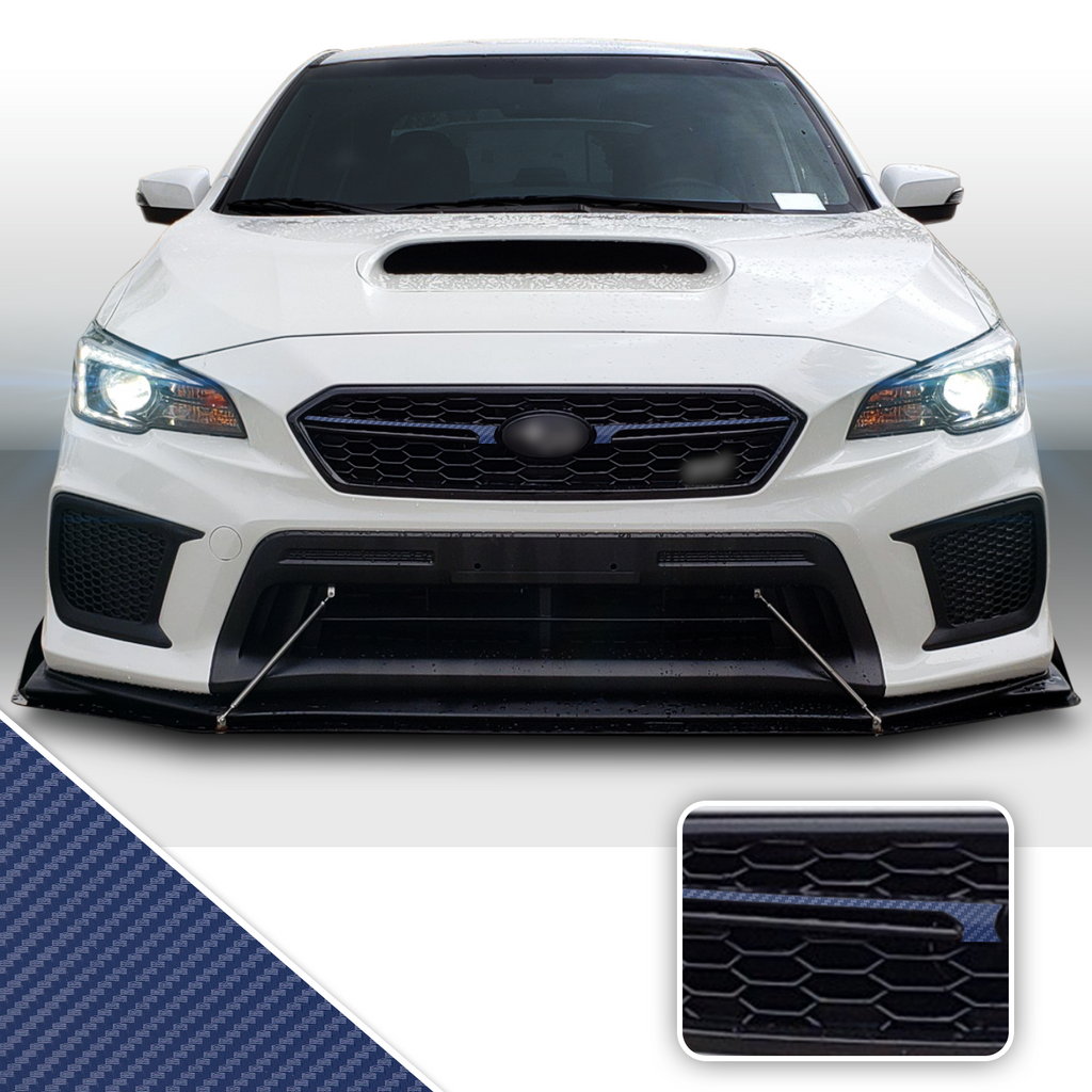 Fab JDM Pinstripe Grille Trim Decal Compatible With and Fits 2018-2020 Subaru WRX STi