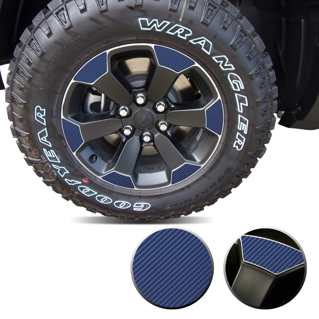 18" Wheel Precut Vinyl Wrap Graphic Decal Overlay Kit Compatible with and Fits Ram 1500 Rebel 2019-2020