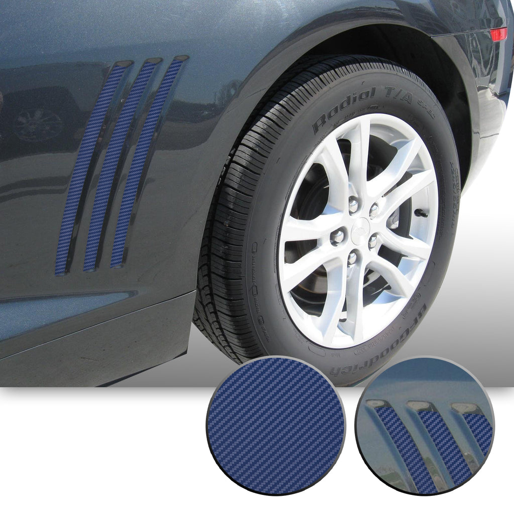 Side Vent Stipe Insert Overlay Vinyl Decal Compatible with and Fits Chevy Camaro 2010-2015