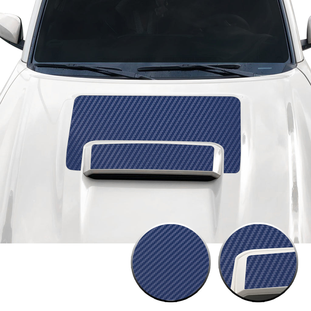 Hood Scoop Vinyl Overlay Decal Wrap Trim Compatible with and Fits Tacoma TRD Sport 2016-2020