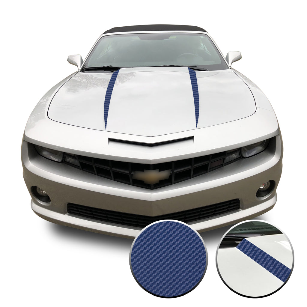 Hood Spears Vinyl Decal Overlay Trim Wrap Compatible with & Fits Camaro 2010-2015