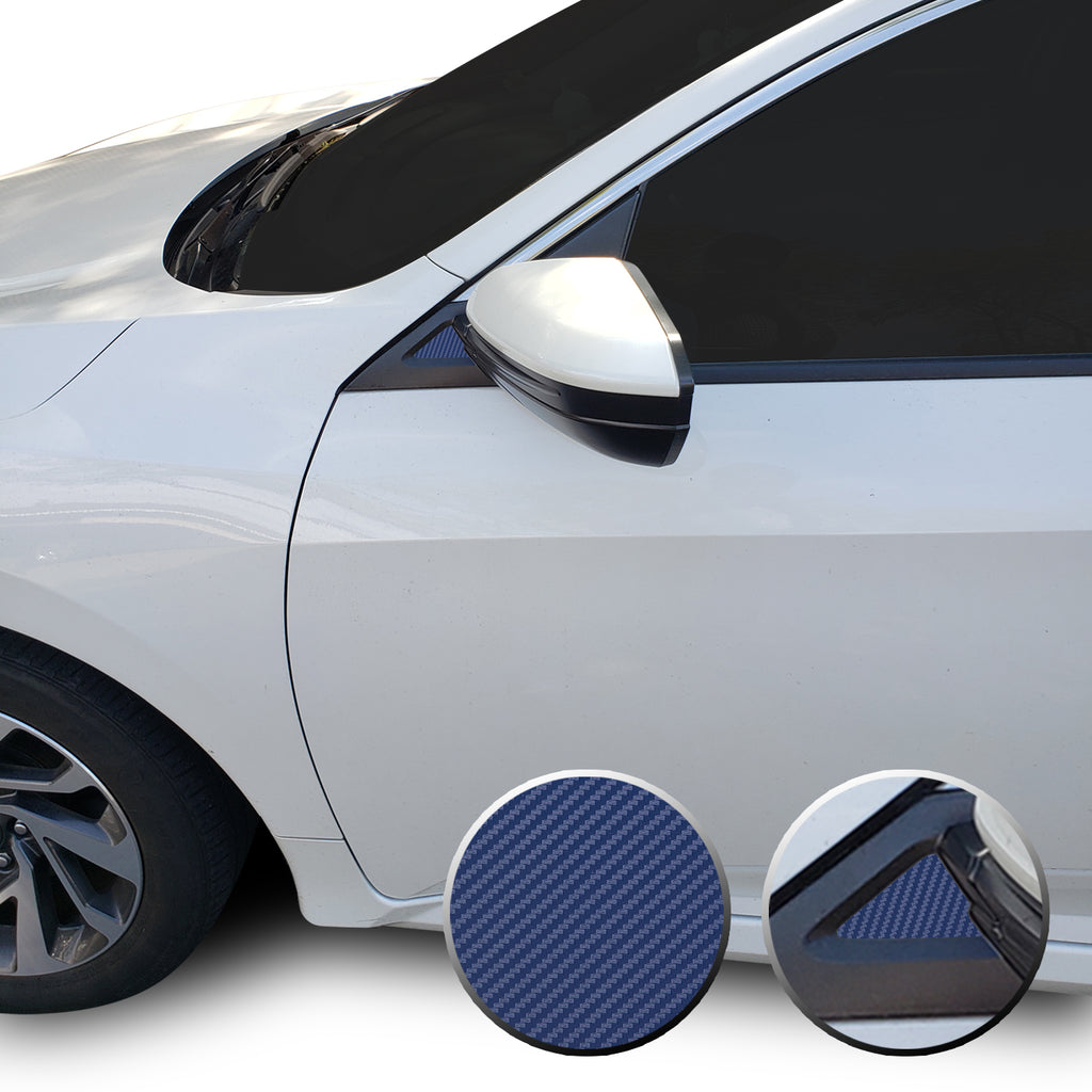 Side Mirror Accent Vinyl Decal Overlay Wrap Compatible with Honda Civic 2016-2020