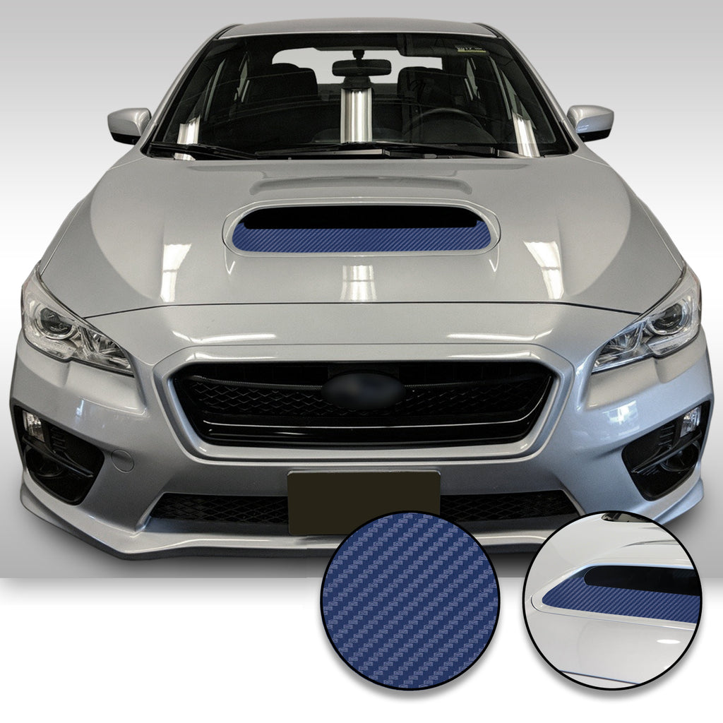 Hood Scoop Vinyl Decal Overlay Wrap Trim Compatible with and Fits WRX STi 2015-2020