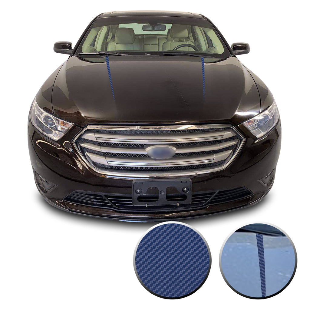 Hood Spear Stripes Racing Trim Vinyl Decal Compatible with Ford Taurus 2010-2019