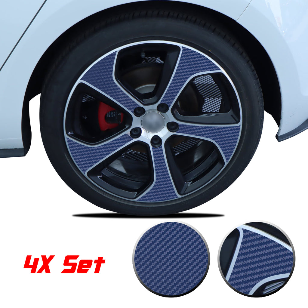 Wheel Rim Overlay Graphic Vinyl Decal Compatible with Volkswagen MK7 GTi 2014-2020