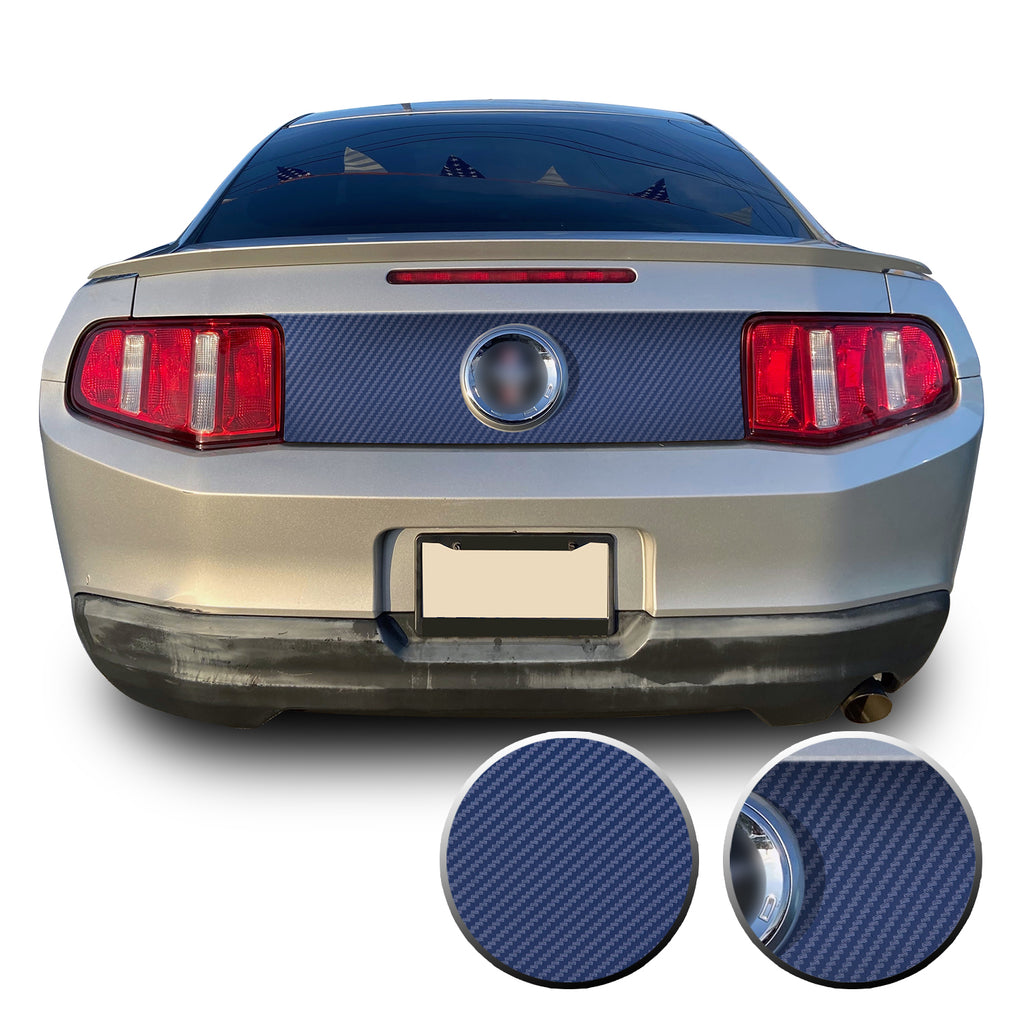 Trunk Rear Decklid Trim Graphic Vinyl Decal Compatible with Ford Mustang 2010-2014