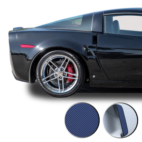 Door Handle Overlay Trim Wrap Vinyl Decal Compatible with and Fits Corvette 2005-2013