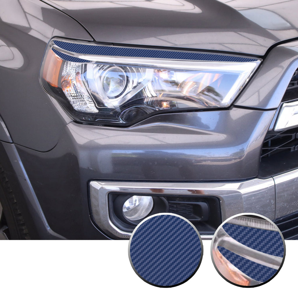 Headlight Eyelid Eyebrow Graphic Vinyl Decal Compatible with Toyota 4Runner 2010-2017