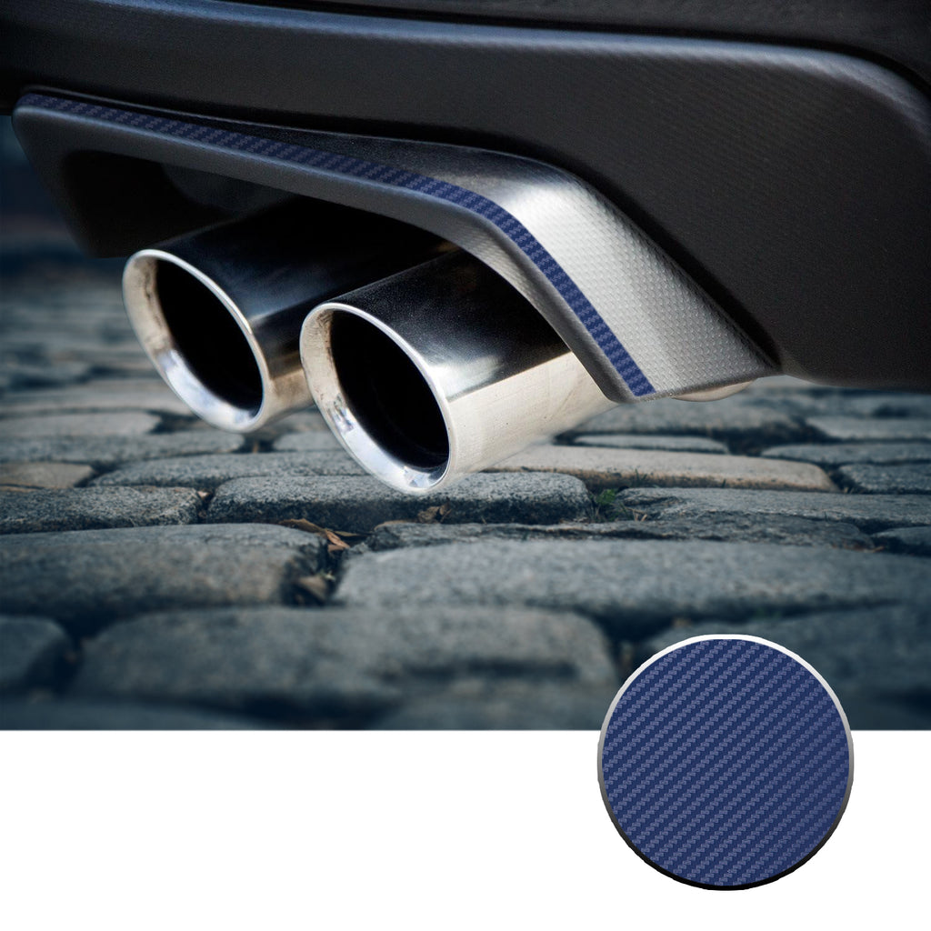 Exhaust Stripe Overlay Trim Decal Compatible With and Fits 2015-2020 Subaru WRX STi
