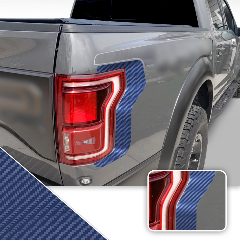 Taillight Accent Decal Overlay Trim Compatible with and Fits Raptor F-150 2018+