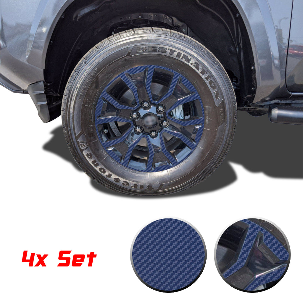 17" Wheel Rim Vinyl Overlay Decals Wrap Trim Compatible with and Fits Tacoma TRD Sport 2020 2021