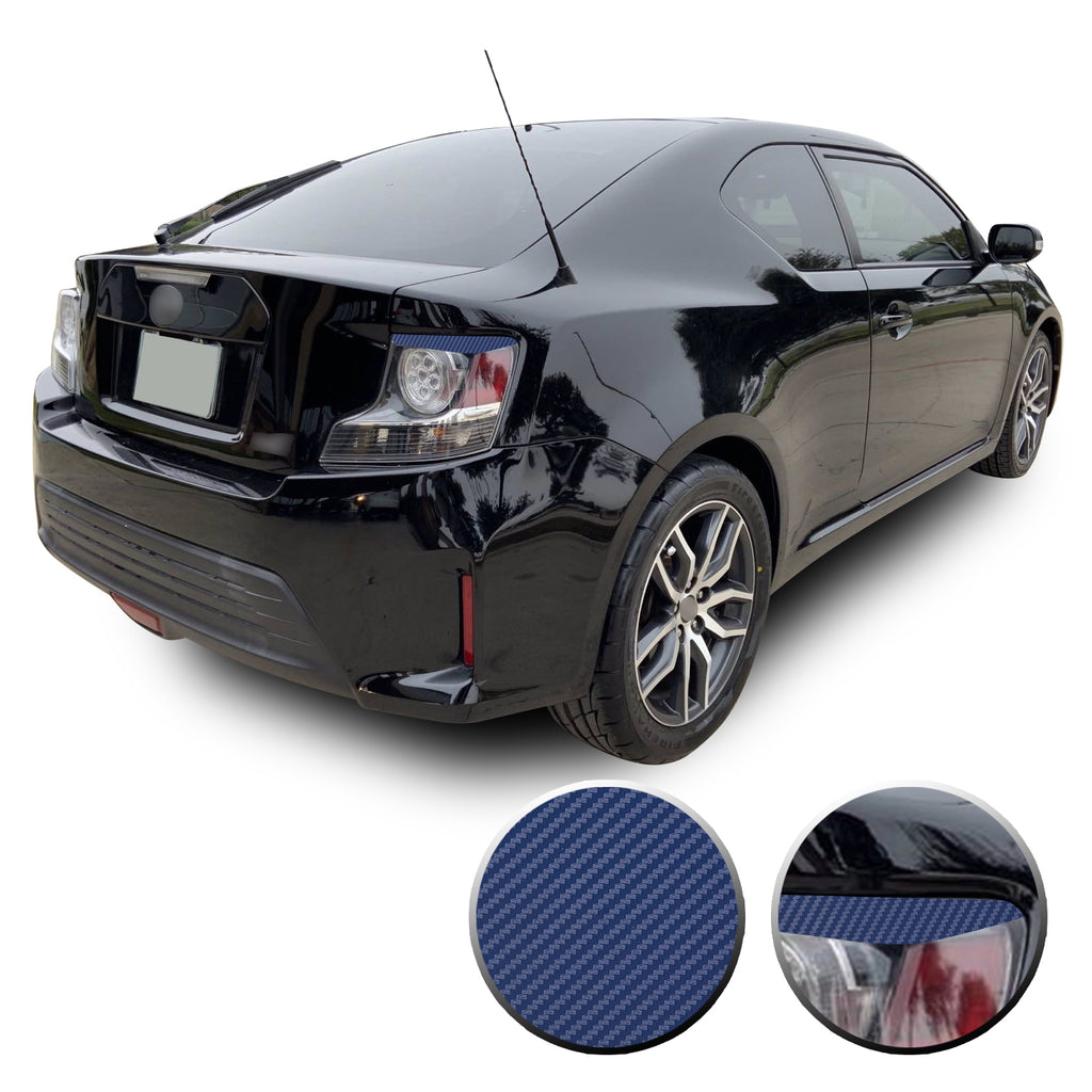 Tail Light Eyelid Eyebrow Overlay Vinyl Decal Compatible with Scion tC 2014-2016