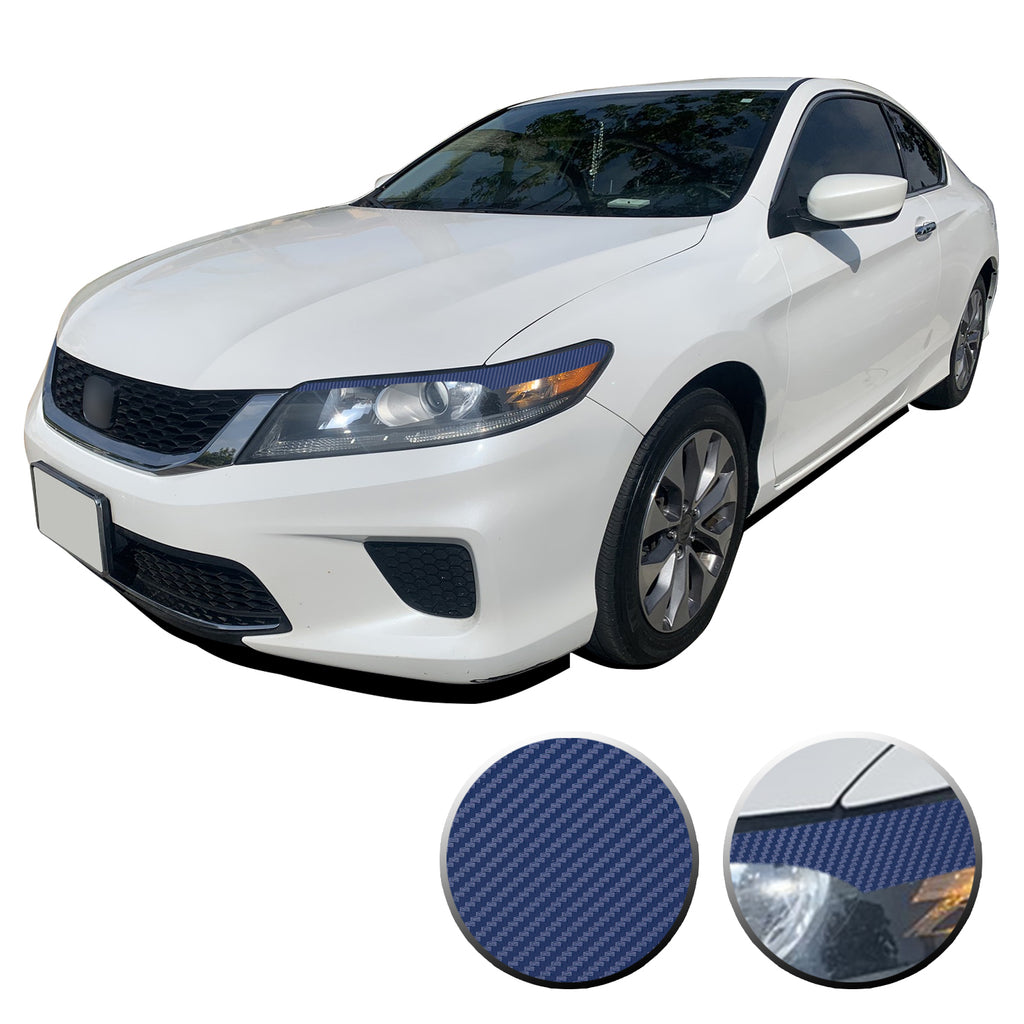 Headlight Eyelid Eyebrow Vinyl Decal Compatible with Honda Accord 2013-2015