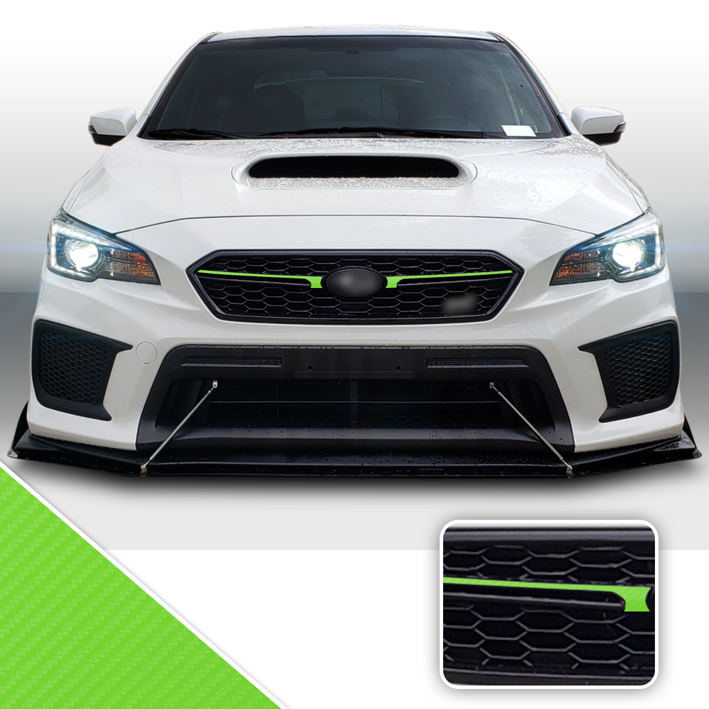 Fab JDM Pinstripe Grille Trim Decal Compatible With and Fits 2018-2020 Subaru WRX STi