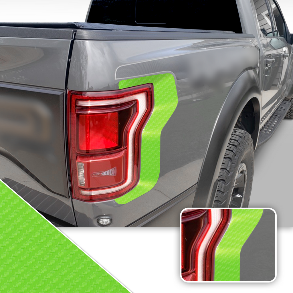 Taillight Accent Decal Overlay Trim Compatible with and Fits Raptor F-150 2018+