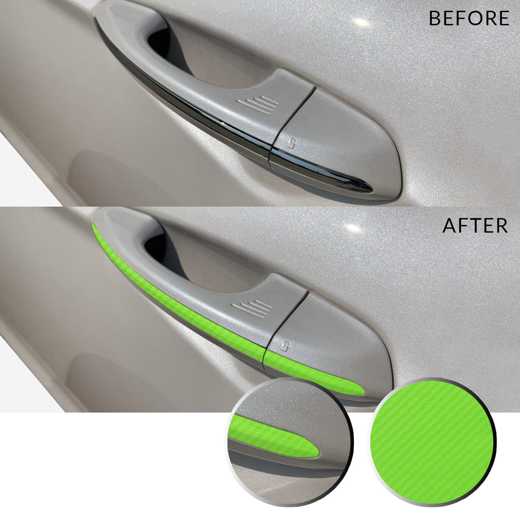 Door Handle Overlay Wrap Vinyl Decal Trim Compatible with and Fits Ford Fusion 2013-2019