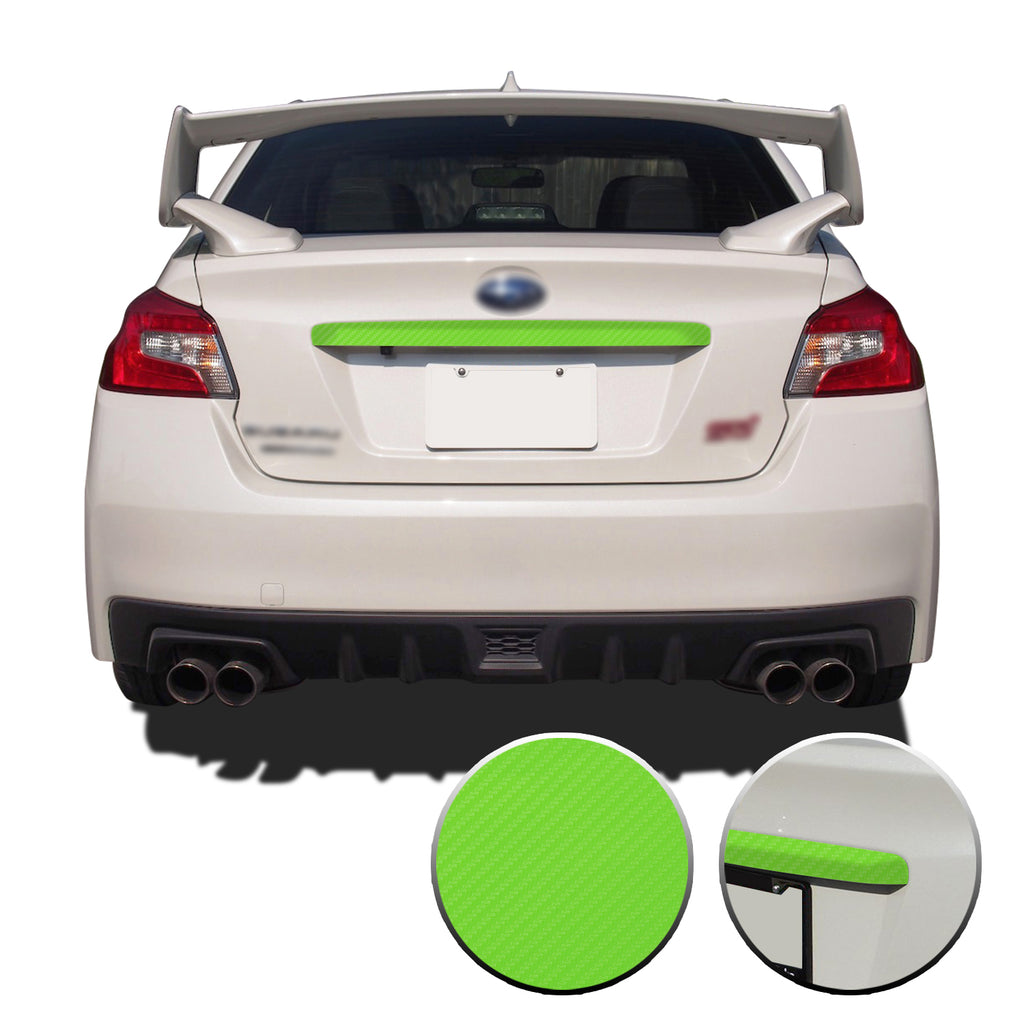 Trunk Trim Overlay Decal Compatible with and Fits Subaru WRX STi Trunk Trim 2015-2020
