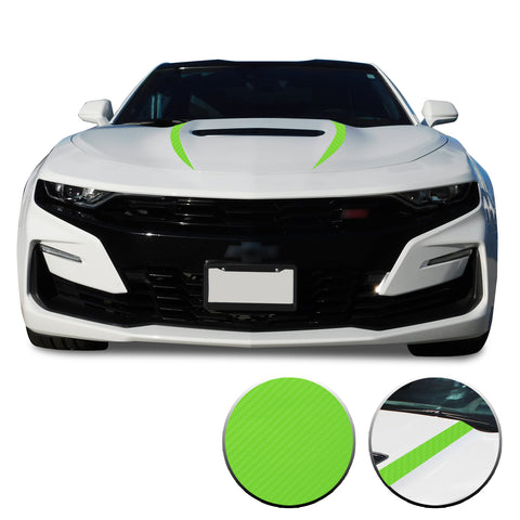 Front Hood Spear Vinyl Wrap Decal Cover Protector Compatible with and fits Camaro 2019-2020