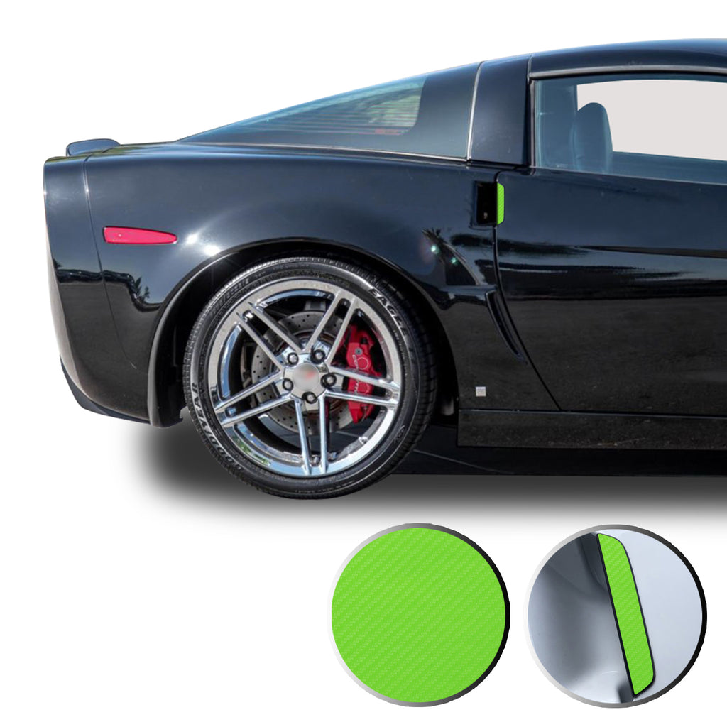 Door Handle Overlay Trim Wrap Vinyl Decal Compatible with and Fits Corvette 2005-2013