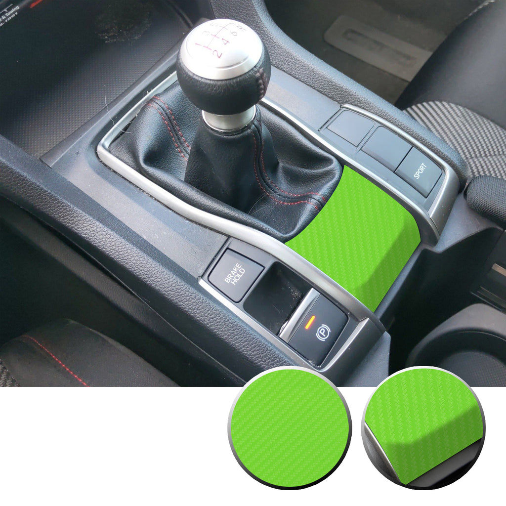 Manual Transmission Lower Panel Vinyl Decal Accent Overlay Compatible with Honda Civic 2016-2020