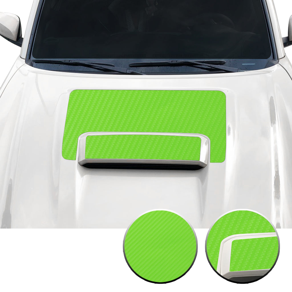 Hood Scoop Vinyl Overlay Decal Wrap Trim Compatible with and Fits Tacoma TRD Sport 2016-2020