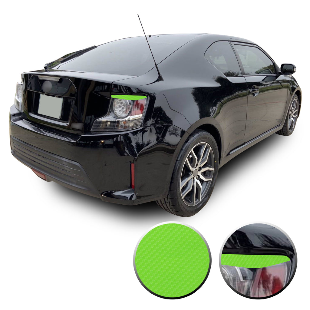 Tail Light Eyelid Eyebrow Overlay Vinyl Decal Compatible with Scion tC 2014-2016