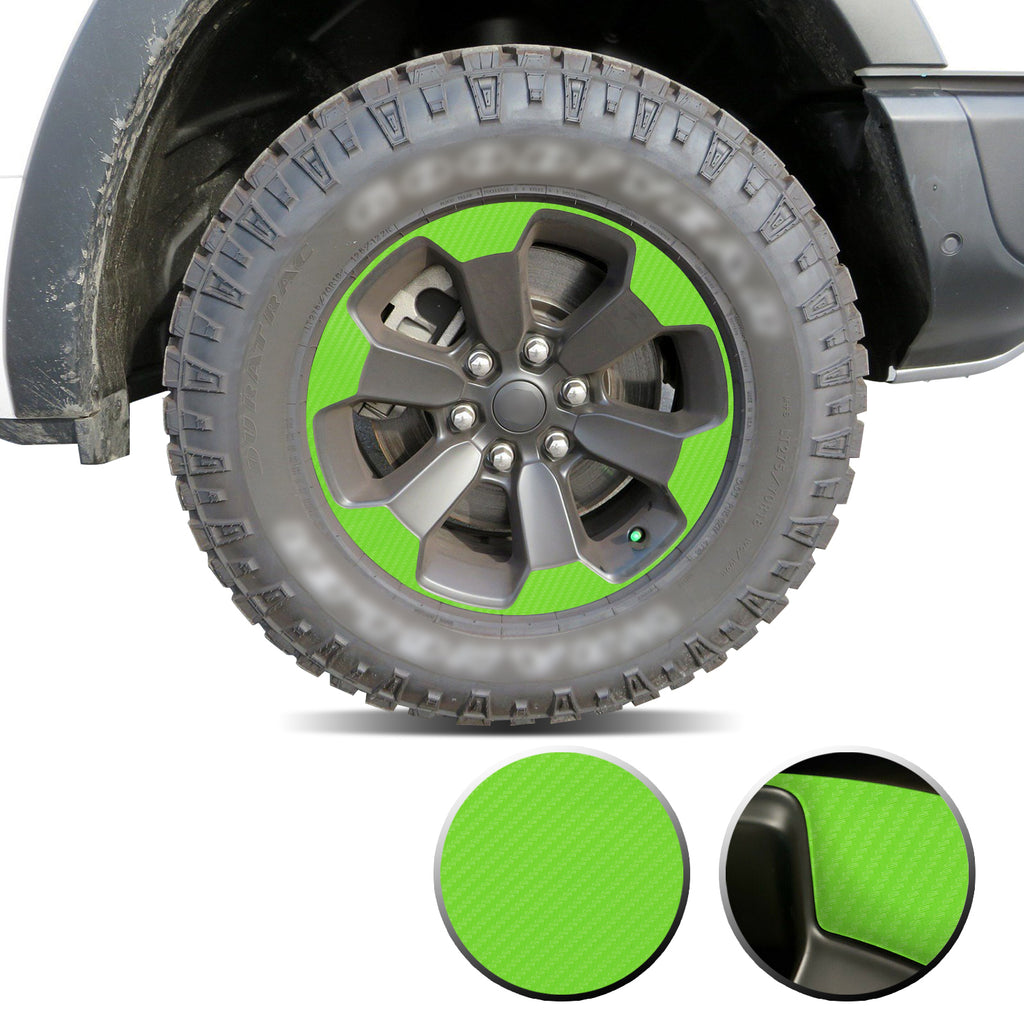 Full Wheel Overlay Rim Accent Vinyl Decal Wrap Compatible with Ram Rebel 2018+