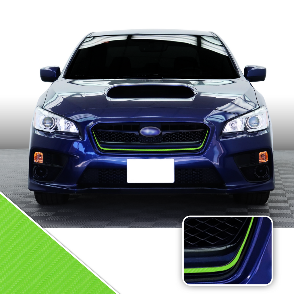 Front Grille Pinstripe Vinyl Decal Overlay Wrap Trim Compatible with and Fits WRX STi 2015-2017