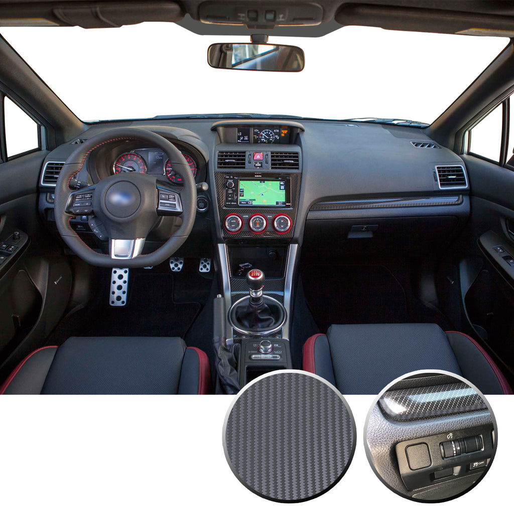 Interior Dash Pinstripe Vinyl Trim Decal Compatible with and Fits WRX STi Subaru 2015-2020