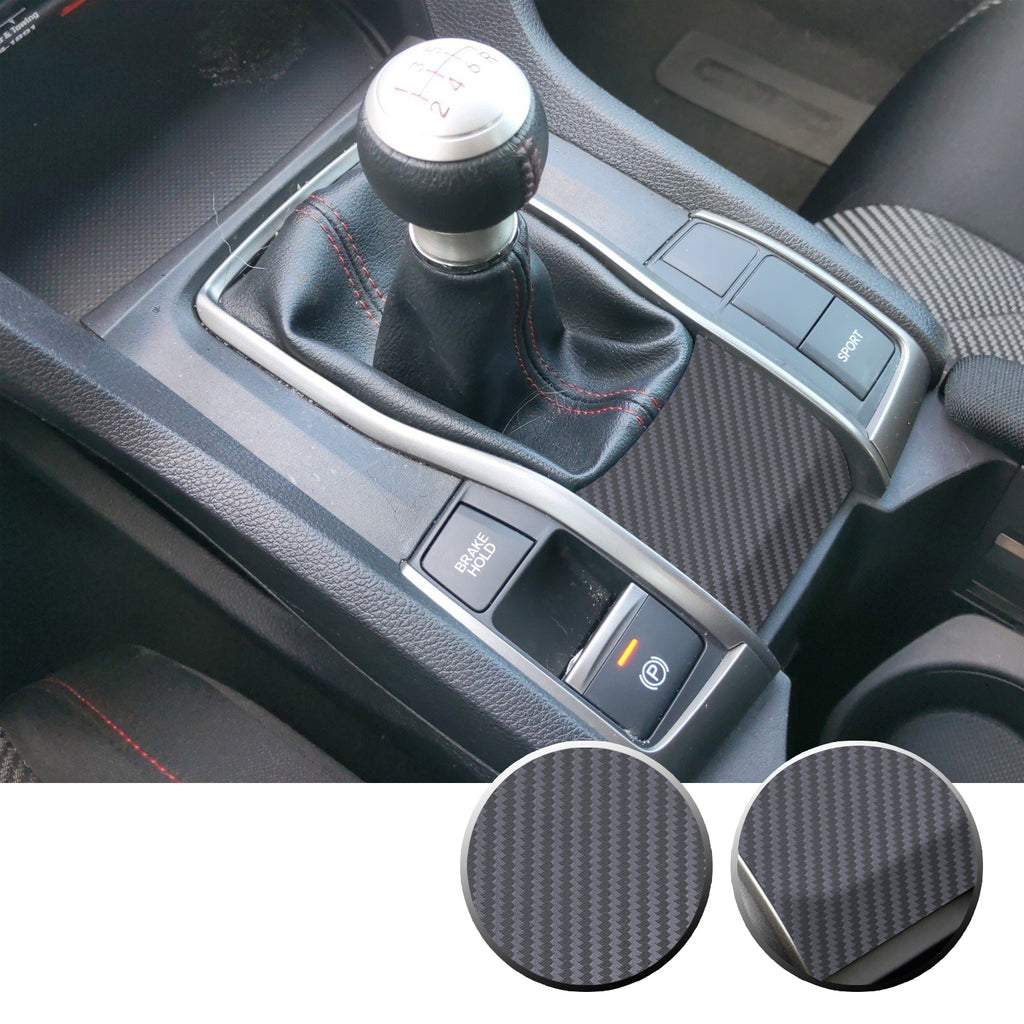 Manual Transmission Lower Panel Vinyl Decal Accent Overlay Compatible with Honda Civic 2016-2020