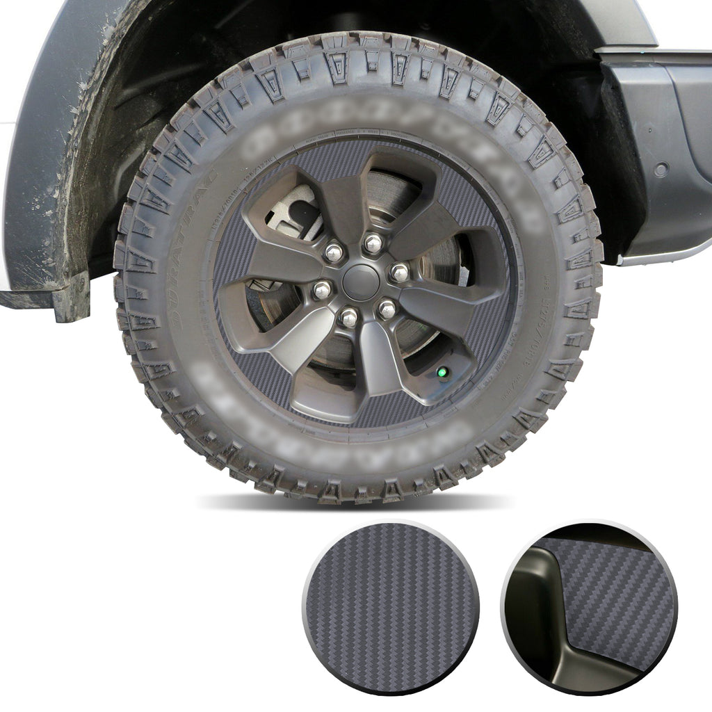 Full Wheel Overlay Rim Accent Vinyl Decal Wrap Compatible with Ram Rebel 2018+