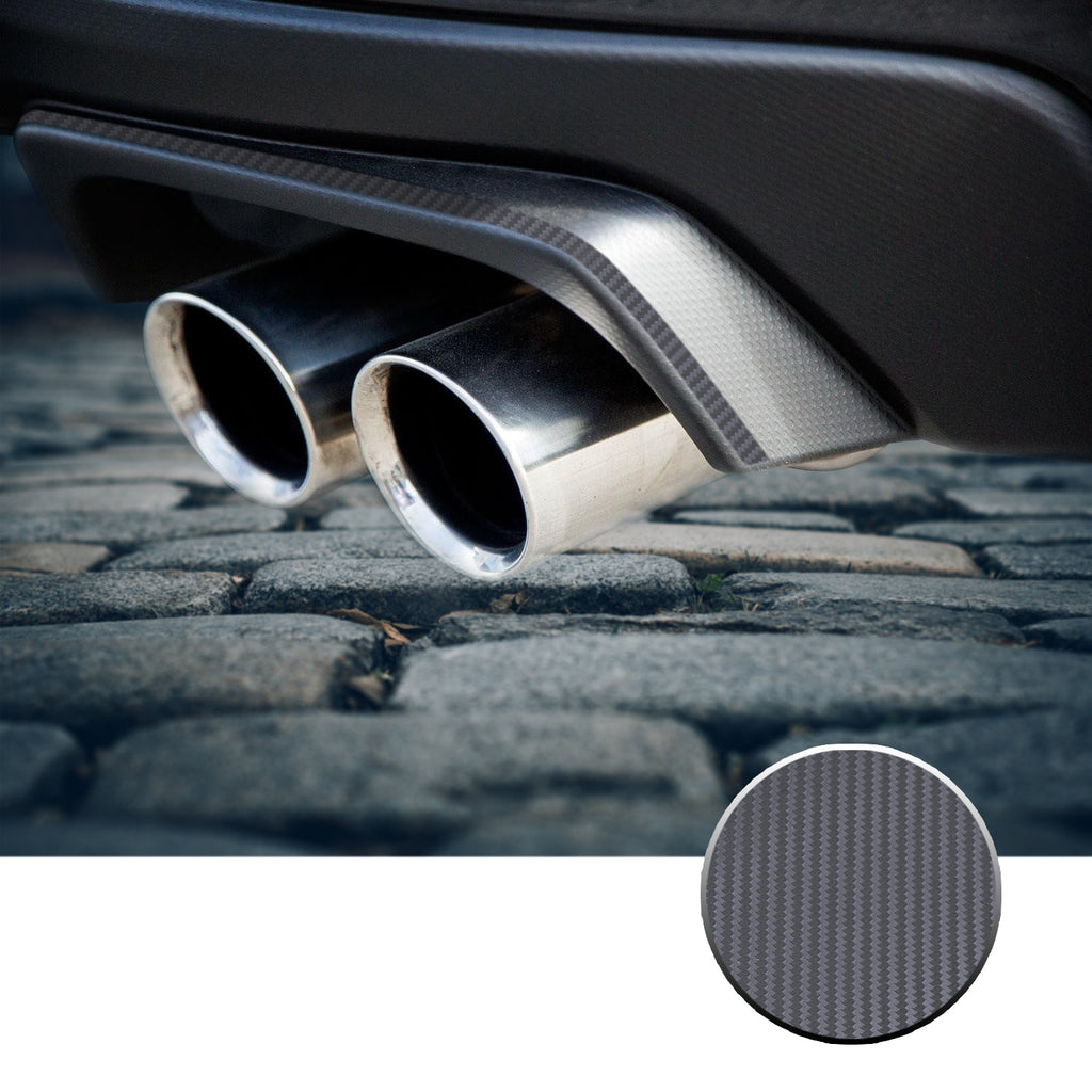 Exhaust Stripe Overlay Trim Decal Compatible With and Fits 2015-2020 Subaru WRX STi