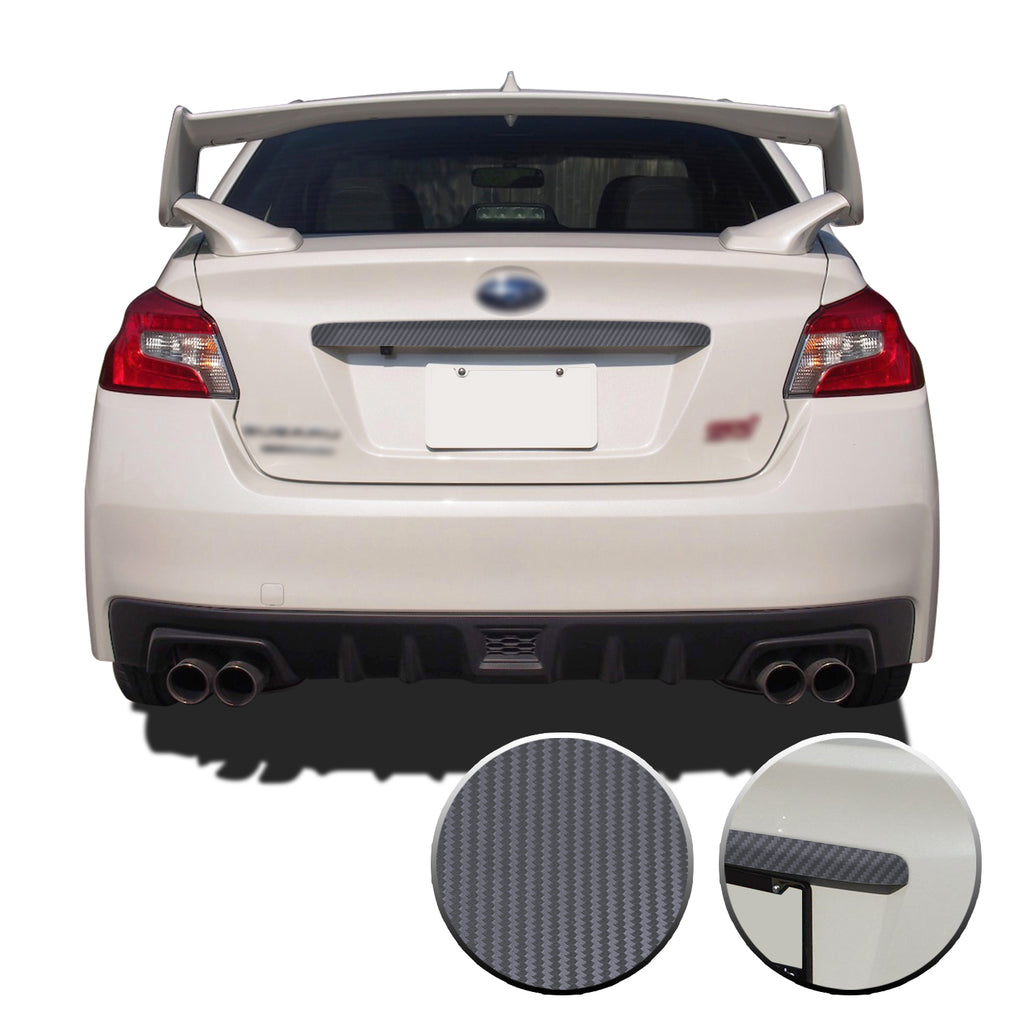 Trunk Trim Overlay Decal Compatible with and Fits Subaru WRX STi Trunk Trim 2015-2020