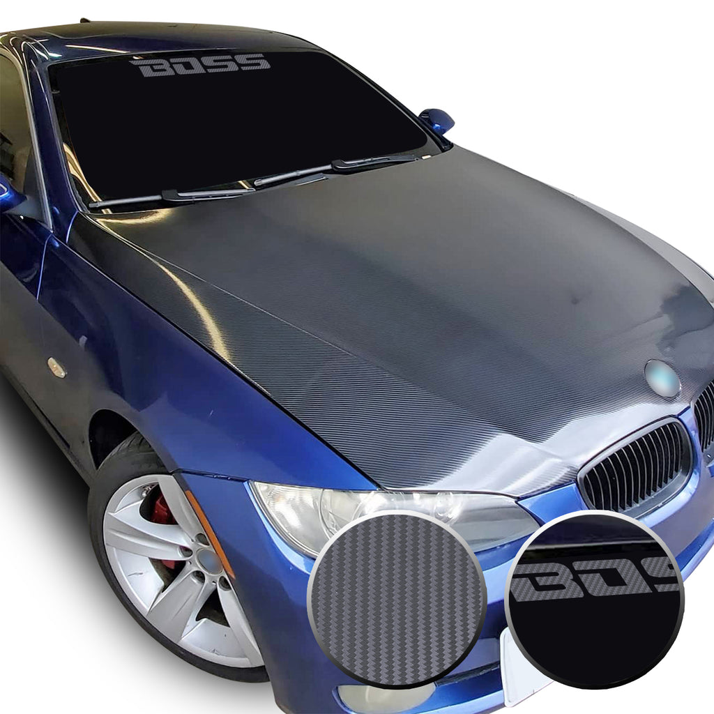 23" x 2.3" Boss Racing Performance Windshield Universal Overlay Pre Cut Graphic Vinyl Decal