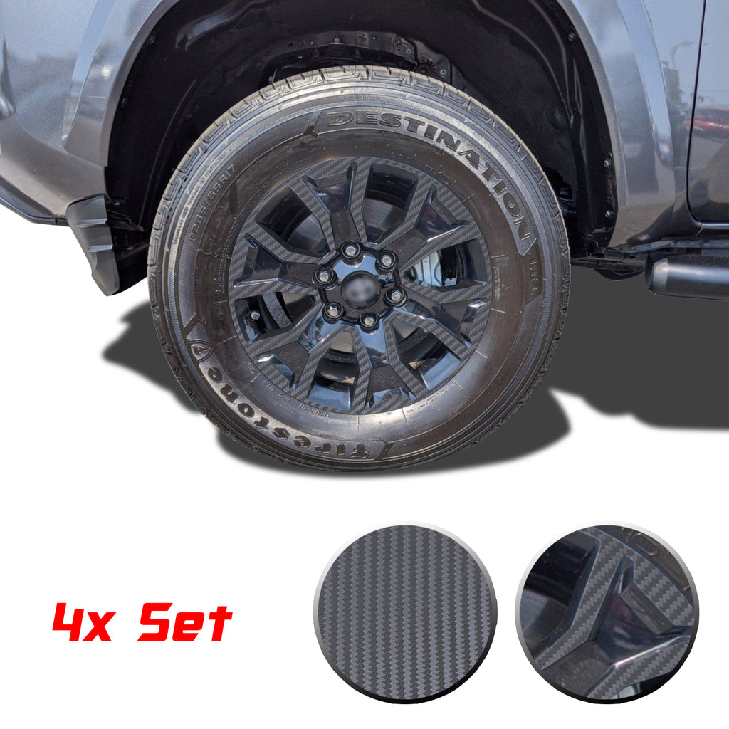 17" Wheel Rim Vinyl Overlay Decals Wrap Trim Compatible with and Fits Tacoma TRD Sport 2020 2021