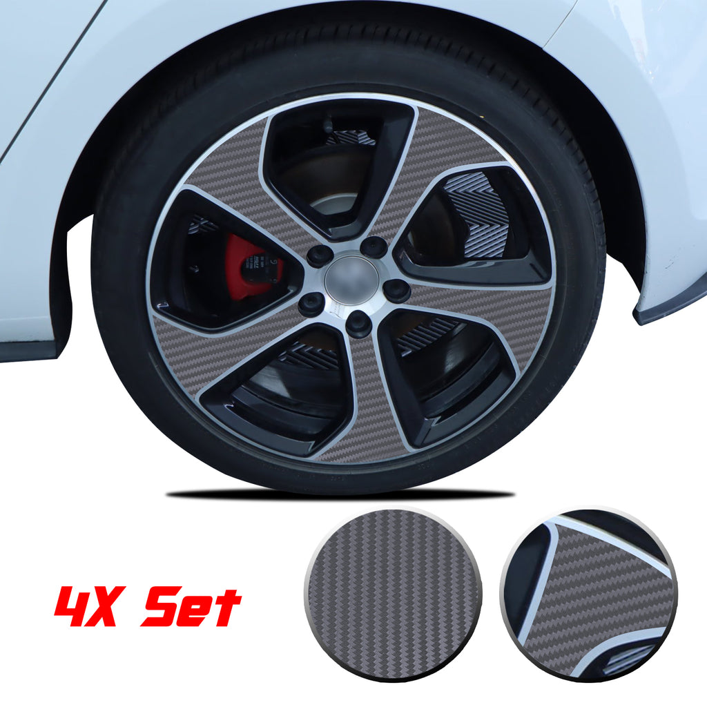 Wheel Rim Overlay Graphic Vinyl Decal Compatible with Volkswagen MK7 GTi 2014-2020