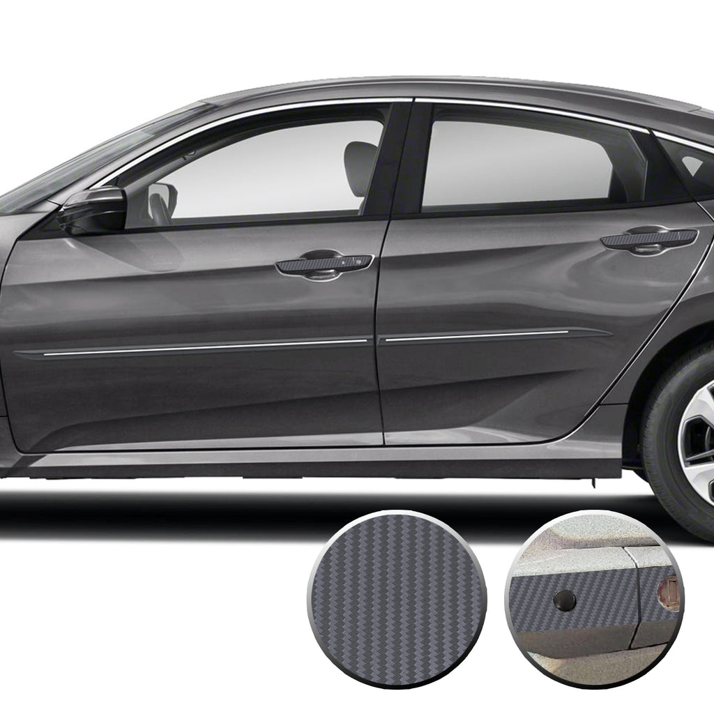 Door Handle Accent Overlay Vinyl Decal Compatible with Honda Civic 2016-2021
