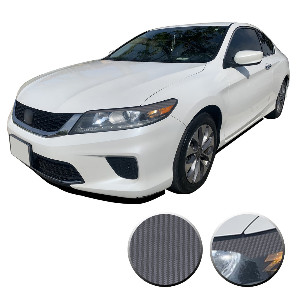Headlight Eyelid Eyebrow Vinyl Decal Compatible with Honda Accord 2013-2015
