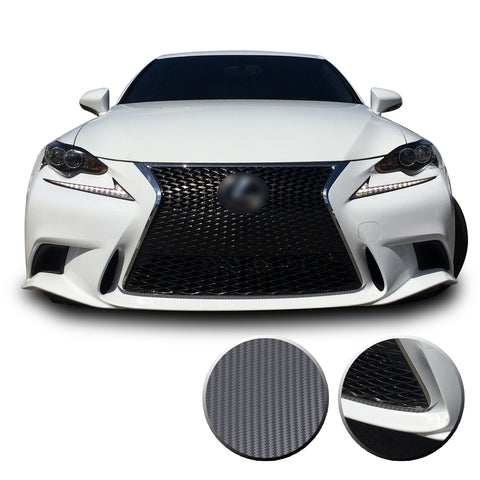 Front Grille Pinstripe Accent Vinyl Decal Overlay Wrap Compatible with Lexus IS200t IS250 IS300 IS F Sport 2014-2016