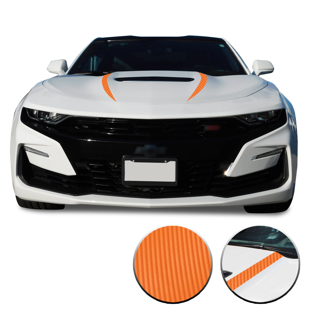 Front Hood Spear Vinyl Wrap Decal Cover Protector Compatible with and fits Camaro 2019-2020