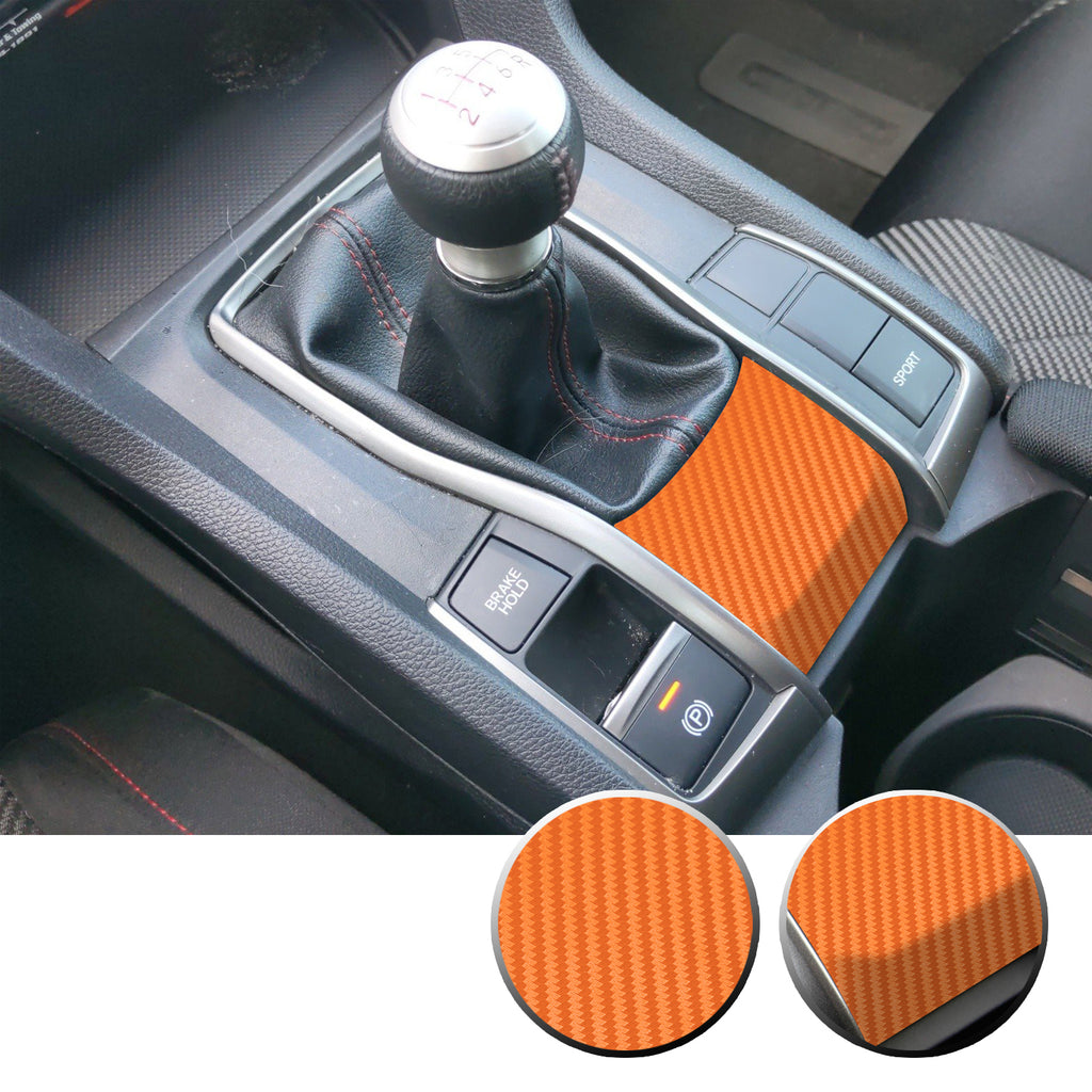 Manual Transmission Lower Panel Vinyl Decal Accent Overlay Compatible with Honda Civic 2016-2020