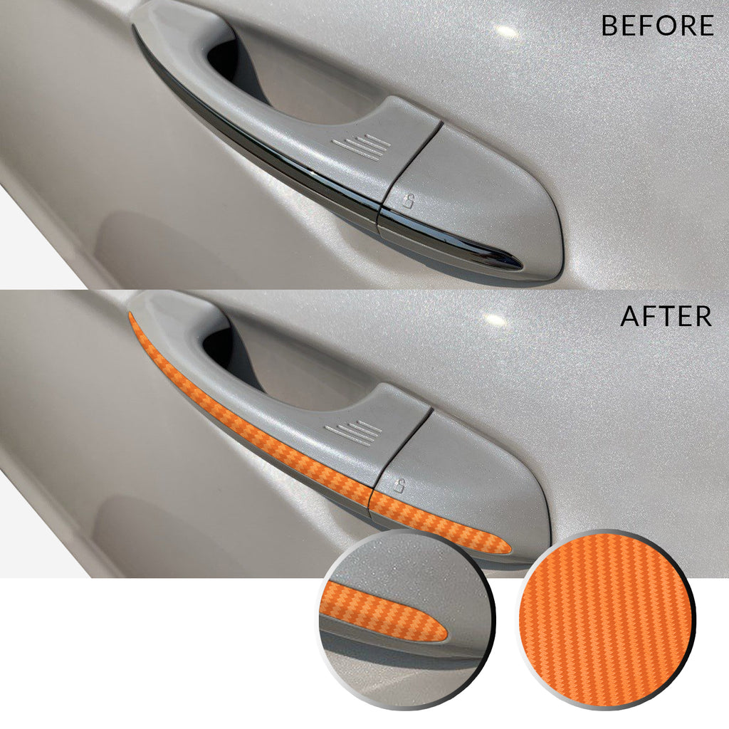 Door Handle Overlay Wrap Vinyl Decal Trim Compatible with and Fits Ford Fusion 2013-2019